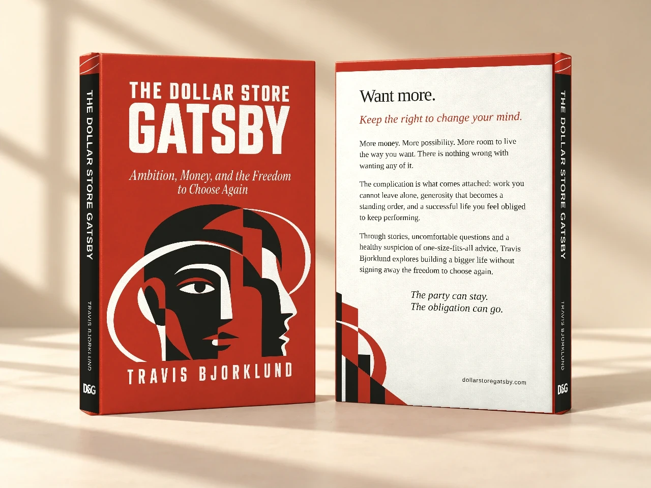 A front-and-back view of the book