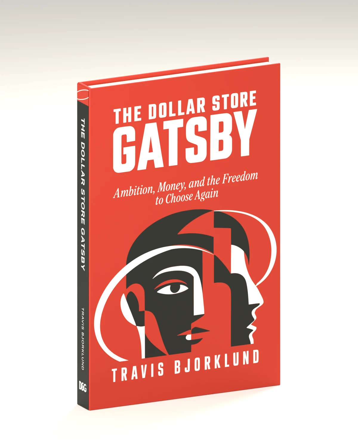 Hardcover edition of The Dollar Store Gatsby - front and spine